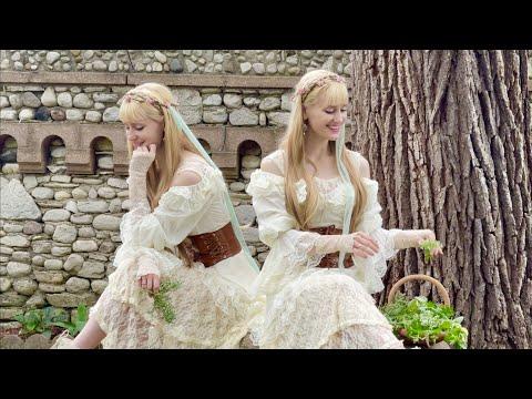 Scarborough Fair - Harp Twins, Camille and Kennerly #Video