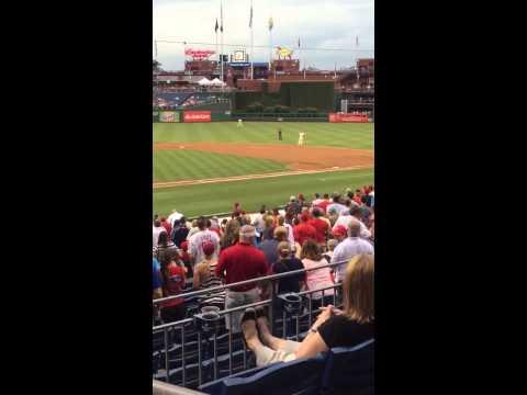 Squirrel At Phillies Game