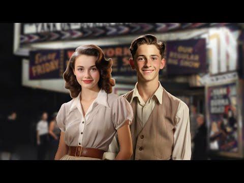 1940s USA – Captivating Scenes of Teenage Life in 1940s America (Colorized) #Video